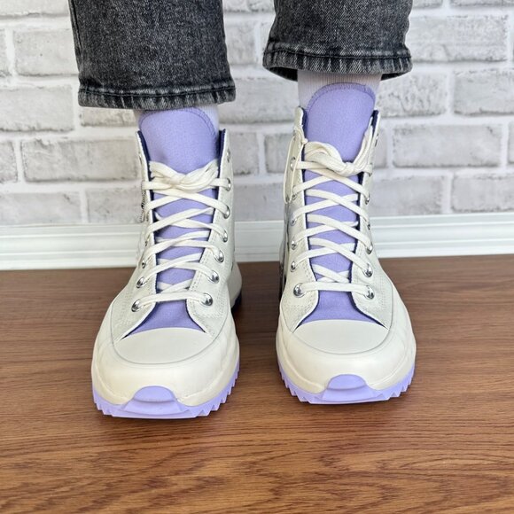 ⭐Converse Run Star Hike Hi Platform Color Pop Sz 8.5 Women Shoes Sneaker A16188C - Picture 5 of 13